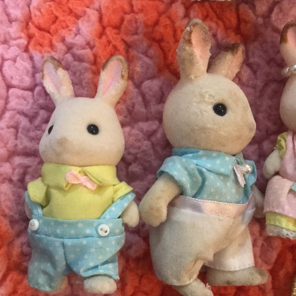 Calico critters bunny family lot babies car amusement playground - Picture 5 of 5